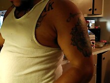 Step Mommy Lifts Up Her Petticoat and Pulls Down Her Blouse and Kisses Neighbour In The Kitchen Part 4