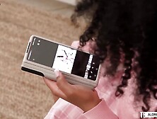 Charged Up! - Hot Blonde Babe Masturbates With Vibrator And Dildo