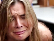 Blondes Get Busted #10 (Teen Shoplifter Gets A Hard Lesson In Stealing)