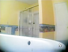 Voyeur Clip Shows A Immature In Bathroom