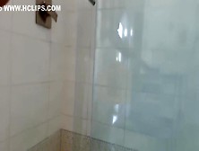 Shaving Pussy Under The Shower