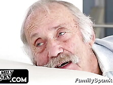 Abusive Teenie and Brother Has not Respect for their Grandpa