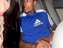 A cuck gave a ride to a fresh lover from the favela and he slept with his fresh ex-wife in the car.  Liberal lovers,  well-endowed