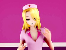 Cute 3d Blonde Giantess Nurse Minq Growing Her Juicy Tits