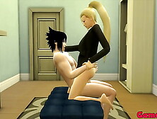 Naruto Cap two Sasuke Fucking with ino because sakura doesn't like anal and ino if she loves anal a lot and being mistreated sak