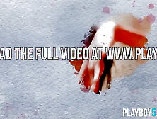 Tiny body hairy vagina hispanic model Katherinne Sofia solo outdoor