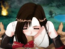 Tifa Lockheart - Anime Blowjob