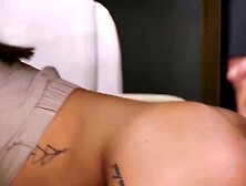 MILF Step-Son's Girlfriend Gets A Huge Facial Load