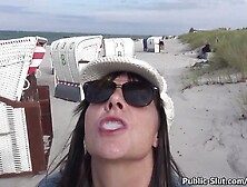 True reality flashing in public with hot slutwife