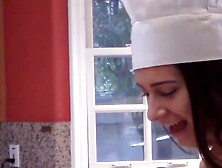 Jonesing for a Triple Threat 18yo Besties Turn Up the Heat in the Kitchen the Bedroom!