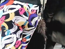 Seductive bent over girl in apple store