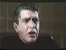 Retro blonde lady gets bent over the kitchen counter