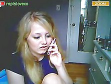 Spreading my legs to film my twat