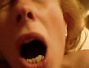 Closeup view of girlfriend missionary agonorgasmos