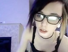 slim cutie dances and spanks with buttplug