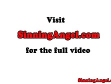 Strapon lezdom lesbos in pegging session