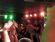 Naked on Stage 27 MIA Naked Performance in Palma Mallorca