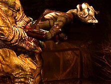Horny Troll Teases And Fucks A Submissive Khajiit
