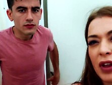 Voyeur becomes participant in sex events with Misha Maver