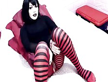 Alternative Cutie Playing With Her Sextoy - Mavis Cosplay