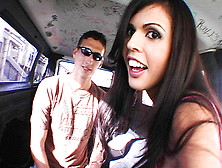 Girl gets slutty on the BangBus