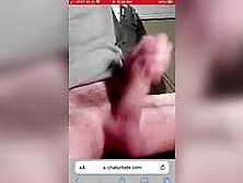 Another Dude Stoking His Cock.