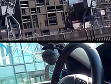 Public Pickup - Older Woman Pov Blowjob & Riding in Parking Lot