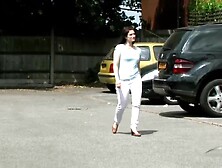 Brianna Davis - Shaggy Brianna Davis shows us her curly vagina.