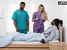 Double Dose Of Bbc For Hot Nurse Ema