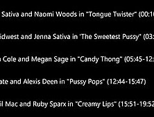 Hot lesbian asslicking compilation - Jenna, Naomi