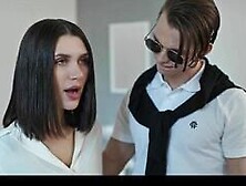 TIME FREEZE PORN - Spoiled Student fuck and creampie his hot teacher frozen in time