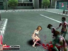 Riho ryona - Zombie Hunters