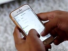 Big tit sucking BBC for finding phone