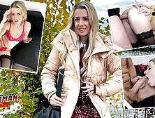 Slim Office Girl Adriana Sweetblonde Pick Up for Casting Fuck in Berlin