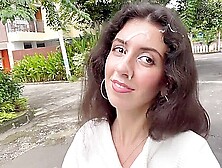 I Paid Repairman With My Pussy And Walked Down The Street With His Cum On My Face Cumwalk