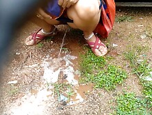 Big Tits Indian Slut Pissing