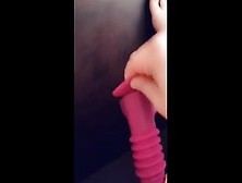 Fucking Myself With My Purple Cock