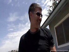 fette frau schaut zu wie ihr mann eine geile fotze fickt