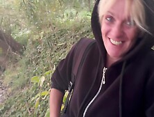 Hot Wife Gets Extreme Pussy Eating In The Park With A Mature Stranger