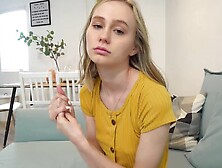 Pretty blonde sucks a massive black cock and gets hammered