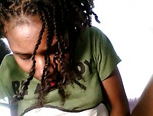 pretty black slut squirting everywhere for her dad