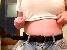 Hot college angel teases with large titties