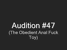 Hot amateur brunette bitch on the nice audition tape