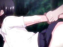 Nure Suke Raw hentai porn Big tits teen fucking outside