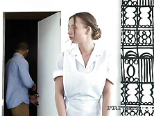 Taylor Sands - 3some! Servant Gets In The Middle Of 2 Studs!