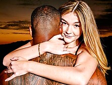 Talented Della Cate at blowjob movie