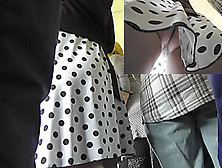 Cute upskirt (fake) pictures realize dreams of the uskirt fans