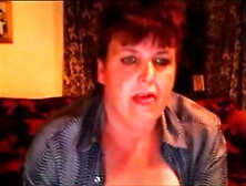 English Milf With Big Tits Plays On Webcam
