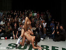 5 Girl Brutal Fuck Fest In Front Of The Live Audienceisis Love Joins The Winners,  This Is Epic.  - Publicdisgrace