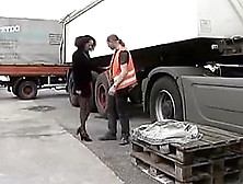 Ebony Hottie Fucked By Trucker mature mature porn granny old cumshots cumshot